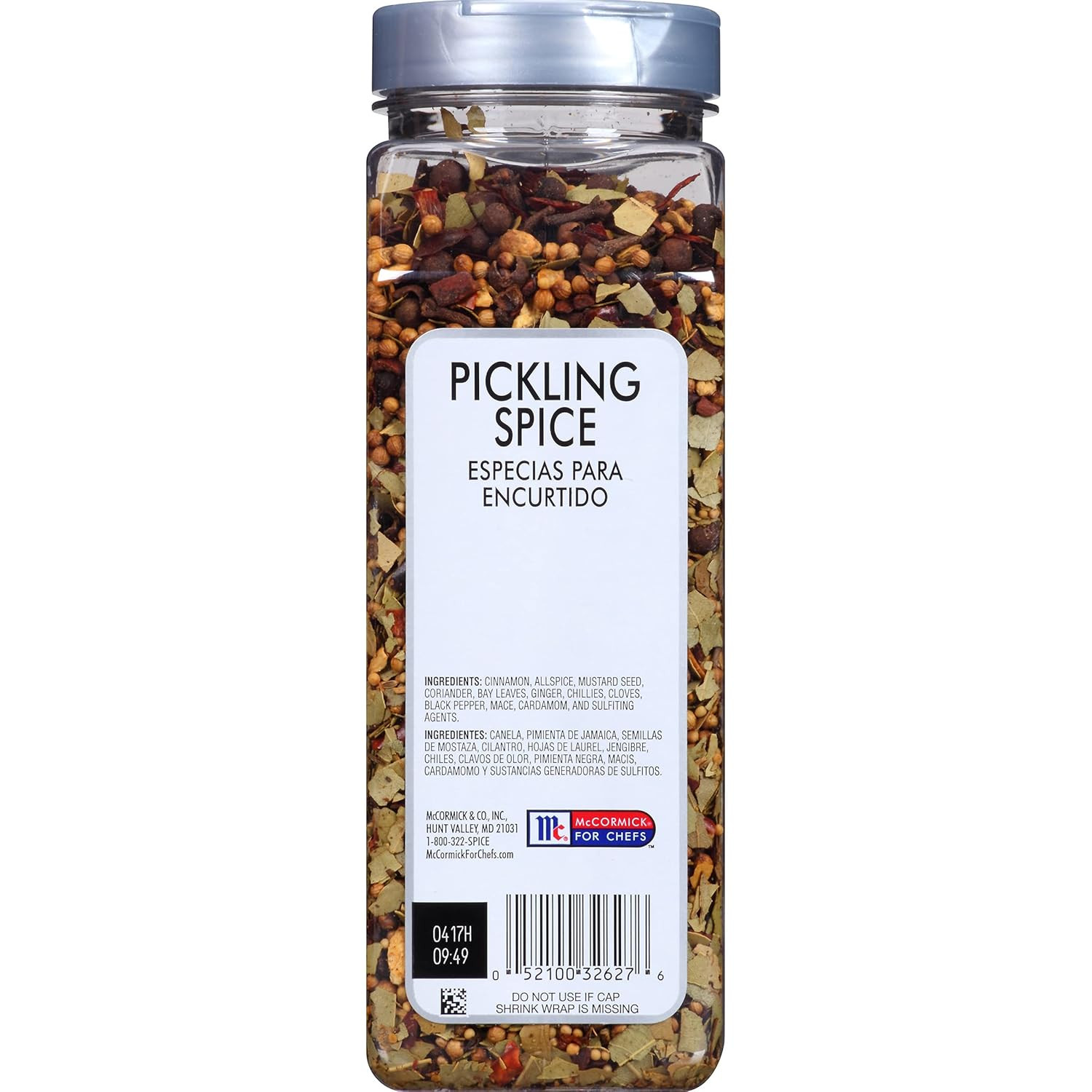 McCormick Culinary Pickling Spice 12 Ounce Authentic Flavor for Pickling Cooking