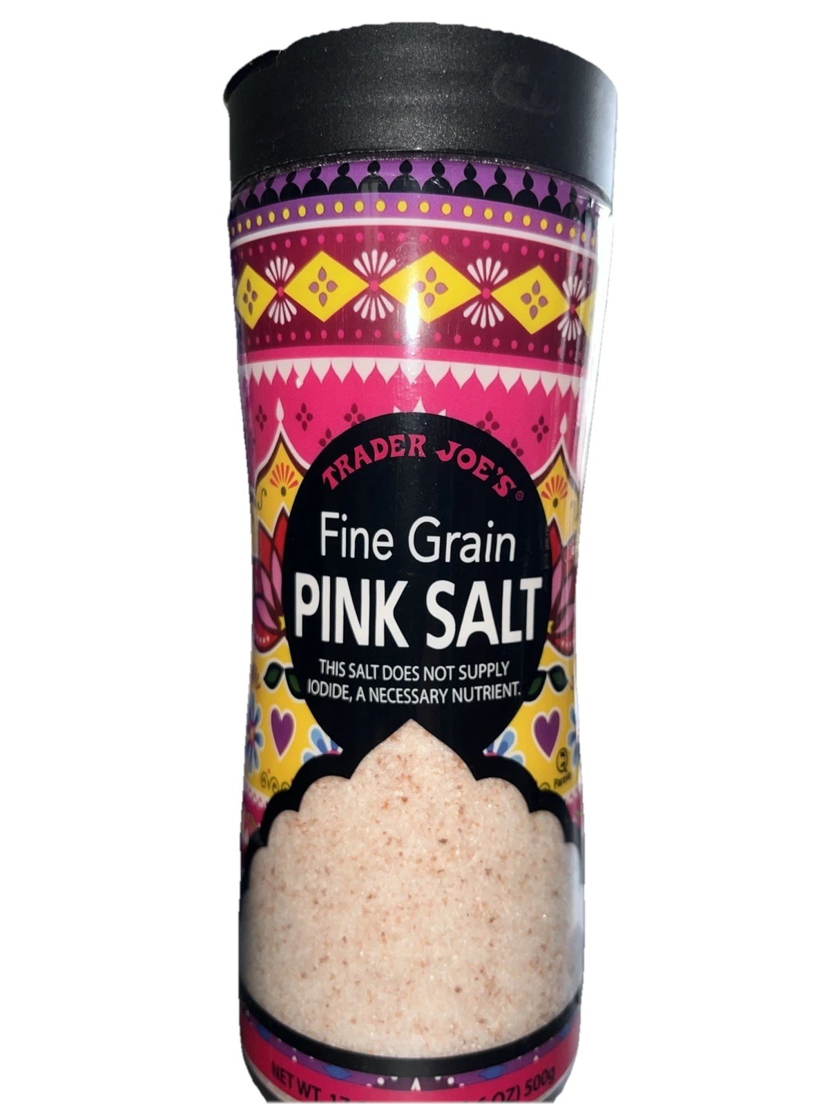 Pink Salt Fine Grain Trader Joe’s Brand 17.6 Ounce Best Nutrition Pink Salt Ever