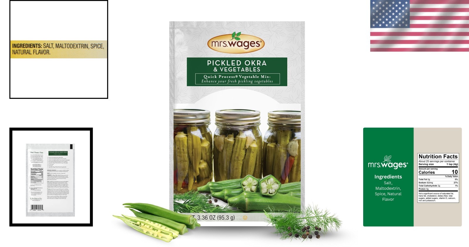 Quick Process Pickled Okra, Value Pack