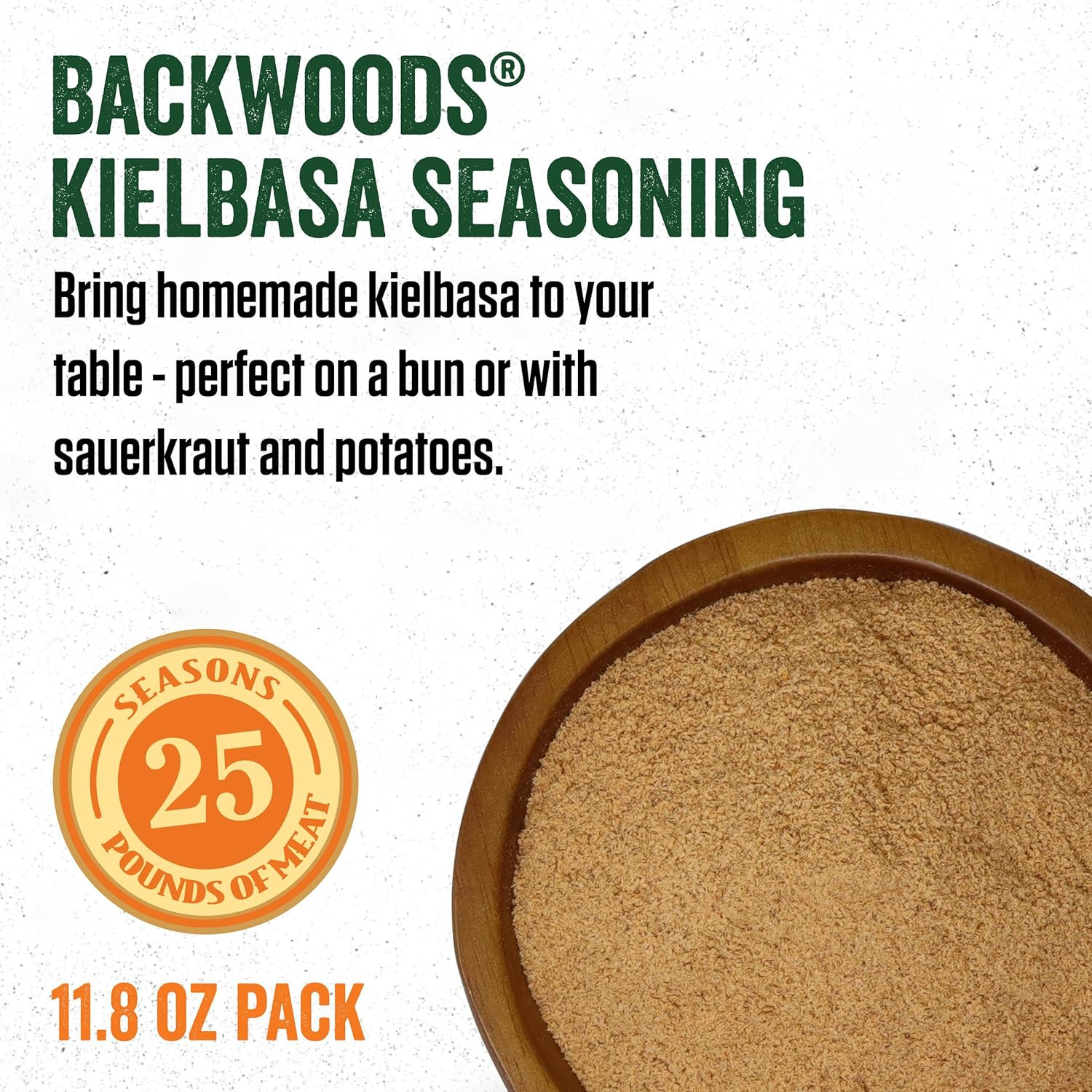 LEM Products Backwoods Kielbasa Fresh Sausage Seasoning, Ideal for Wild Game and