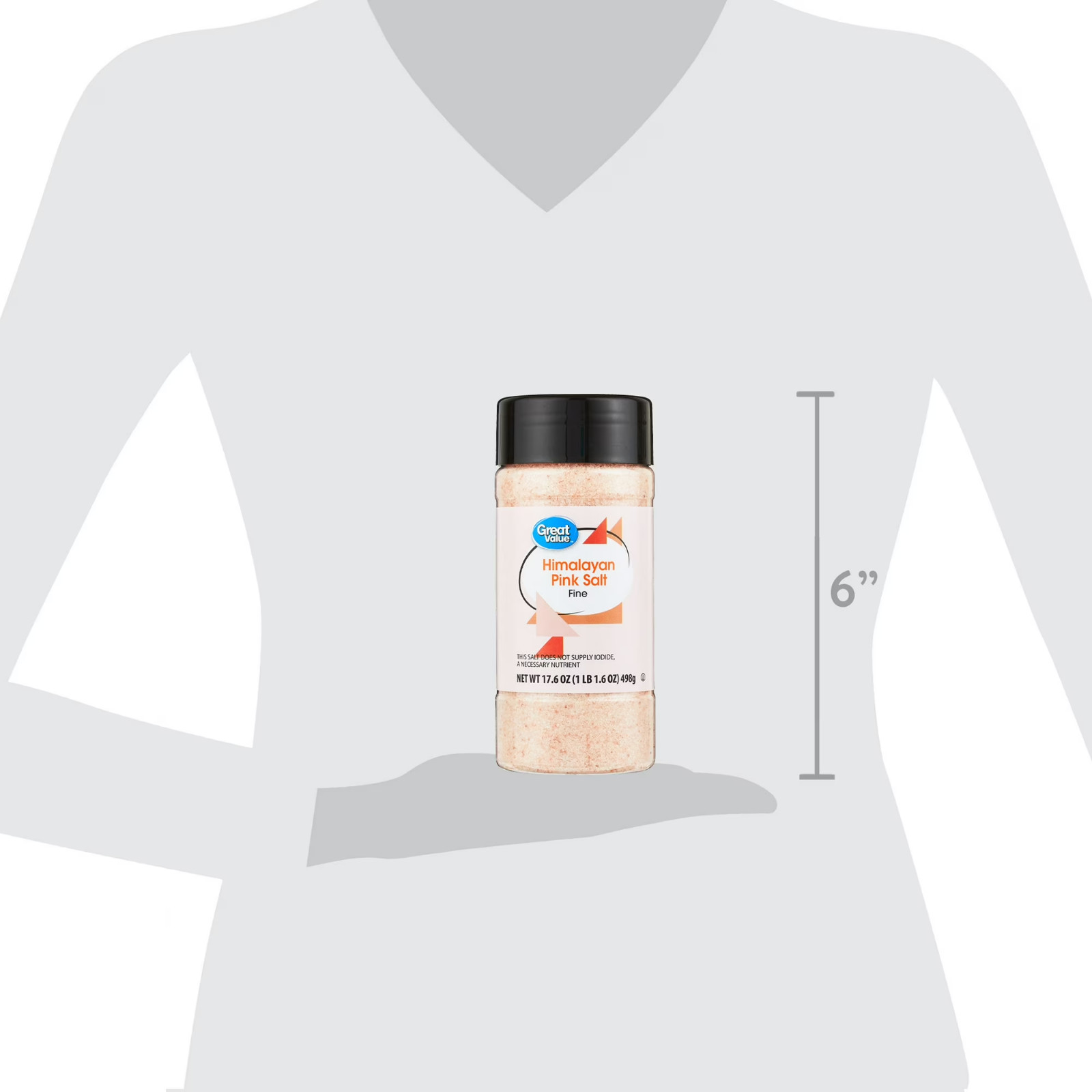 Great Value Fine Himalayan Pink Salt – 17.6 oz