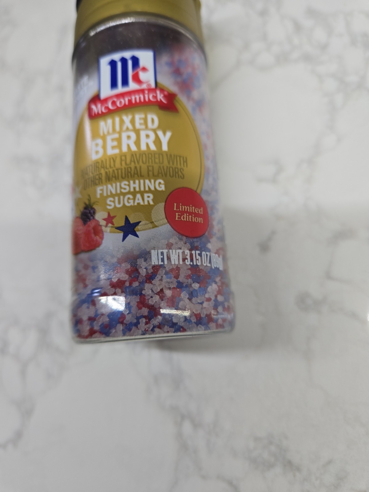 2 NEW McCormick Finishing Sugars Mixed Berry Limited Edition