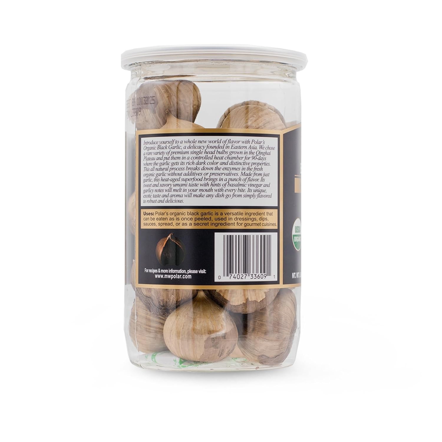 Antioxidant-Rich Black Garlic – Ready to Eat, USDA Certified