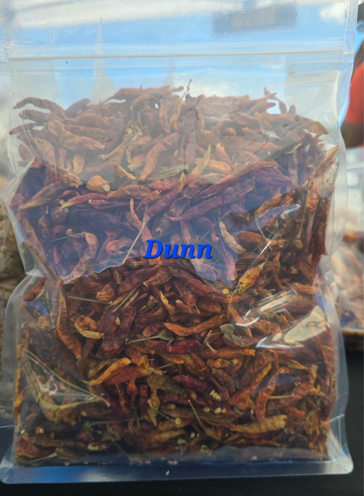 NIGERIA WHOLE DRY PEPPER (ATA GBIGBE) 1 paint bucket