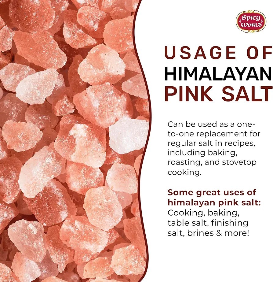 Pink Himalayan Salt / Course / 100% Pure / 7LB / Rare / Premium