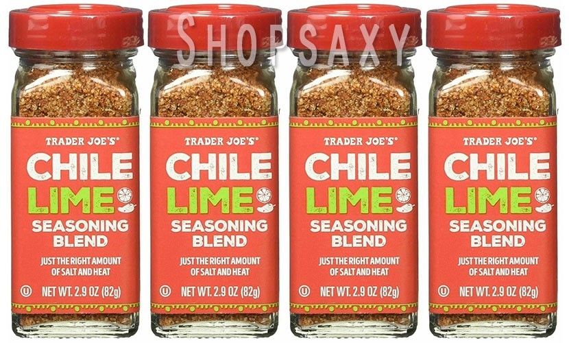 4 Bottles Trader Joe’s Chile Lime Seasoning Blend Spice 2.9 oz Each Bottle