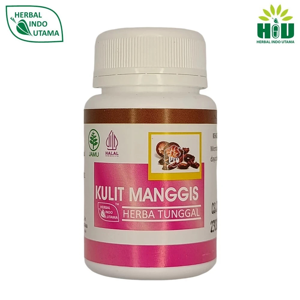 Kulit Manggis Powder Caps Natural Organic Herb Spice Fresh Pure Hygienic Premium