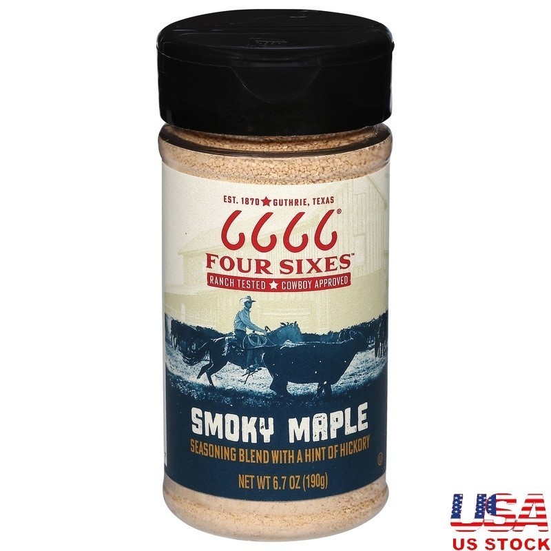Smoky Maple Seasoning Blend 6.7oz Texas Style Spice Perfect Cooking Baking New