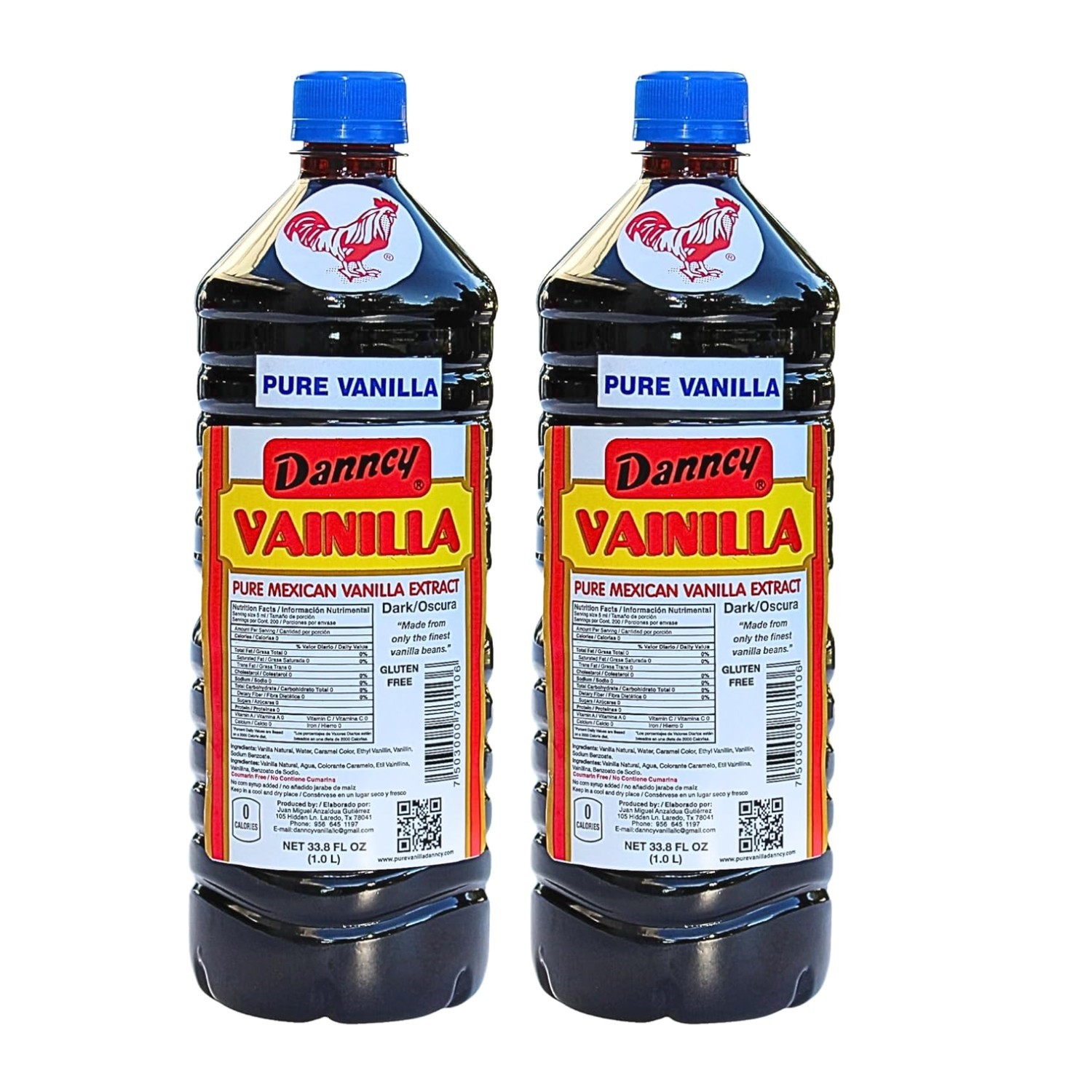 Dark Vanilla Extract – 33.8 fl oz (Pack of 2)