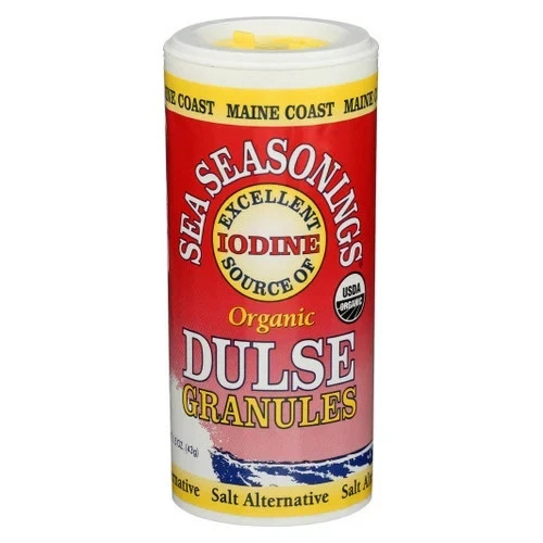 Sea Seasonings Organic Dulse Granules 1.5 Oz Maine Cost Sea Vegetables 4/30/27