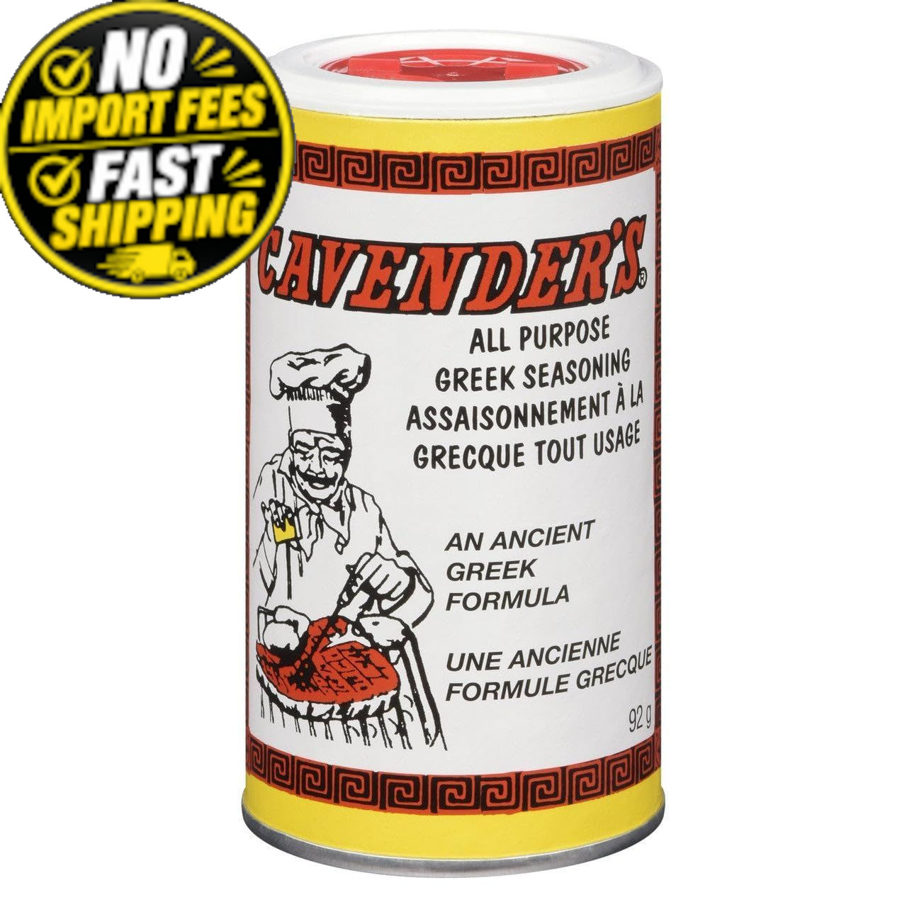 Cavender’s All Purpose Greek Seasoning – 3.25 oz Ounce (Pack of 1)