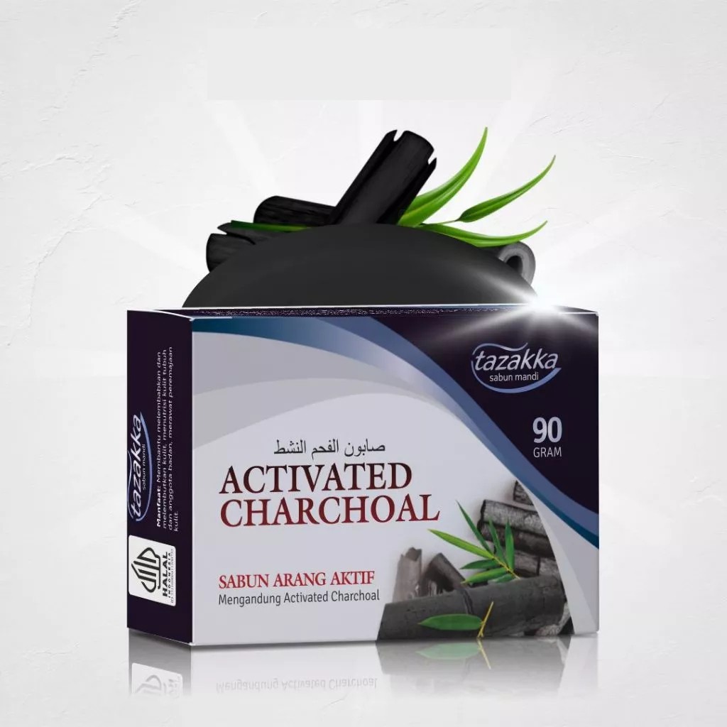 Activated Charcoal Soap Bar 4x90g deep cleansing aroma ritual