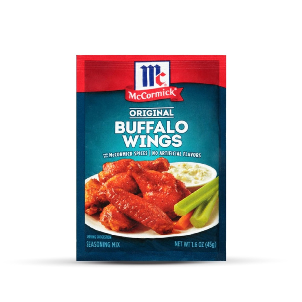 McCormick Buffalo Wings Seasoning Mix Original 45g (1.6 oz) Chicken Marinade X 6