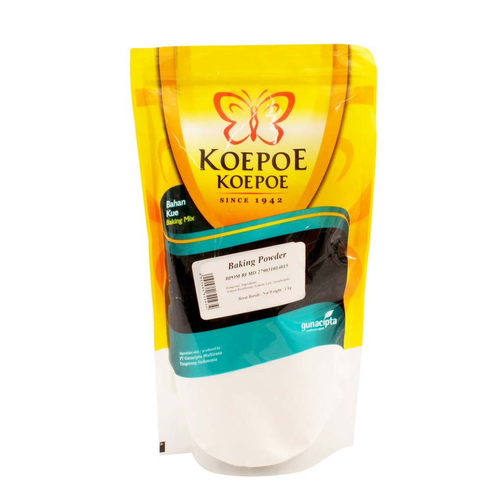 Baking Powder 1kg Double Acting Leavener for Cakes & Pastry