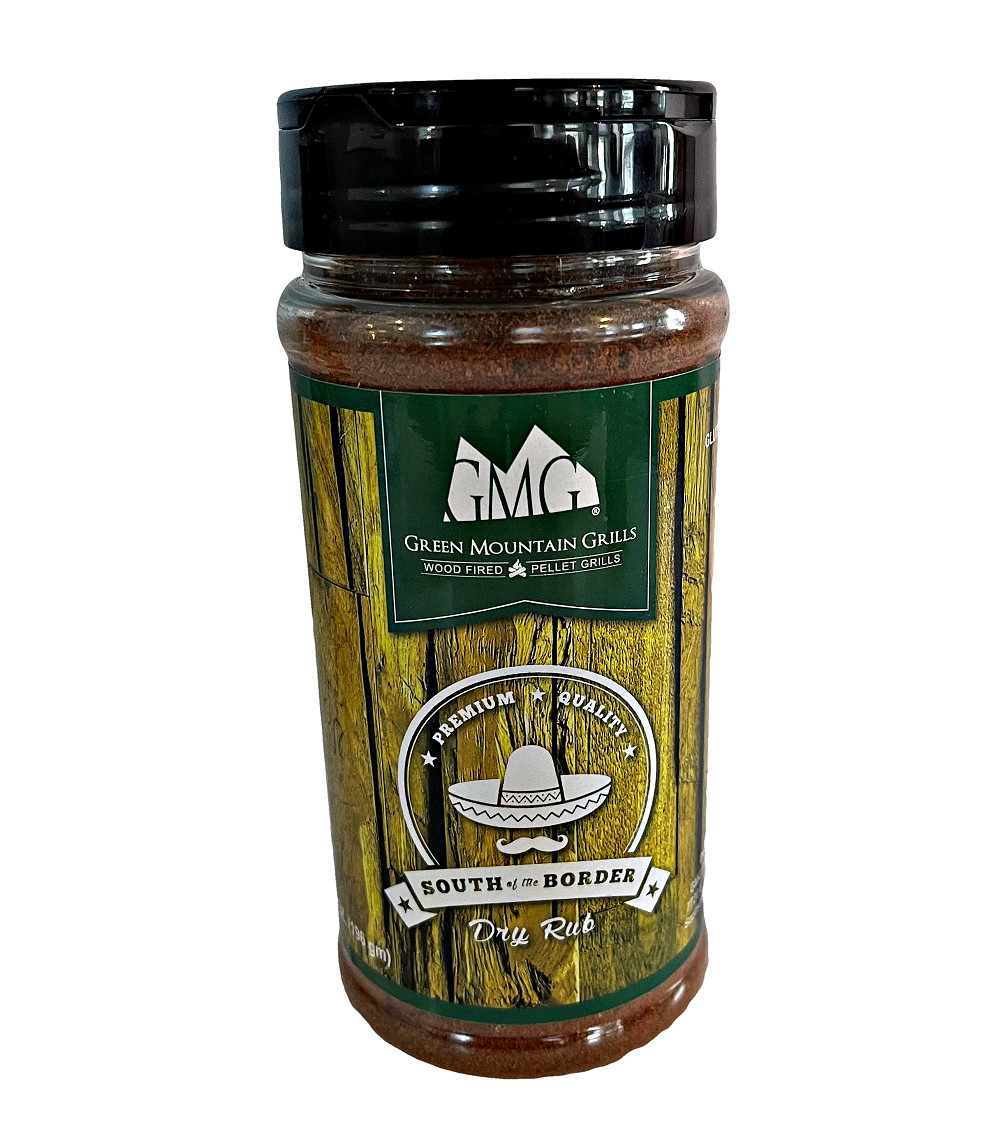 GMG SOUTH OF THE BORDER Dry Rub, Green Mountain Grills Seasoning Spice, GMG-7005