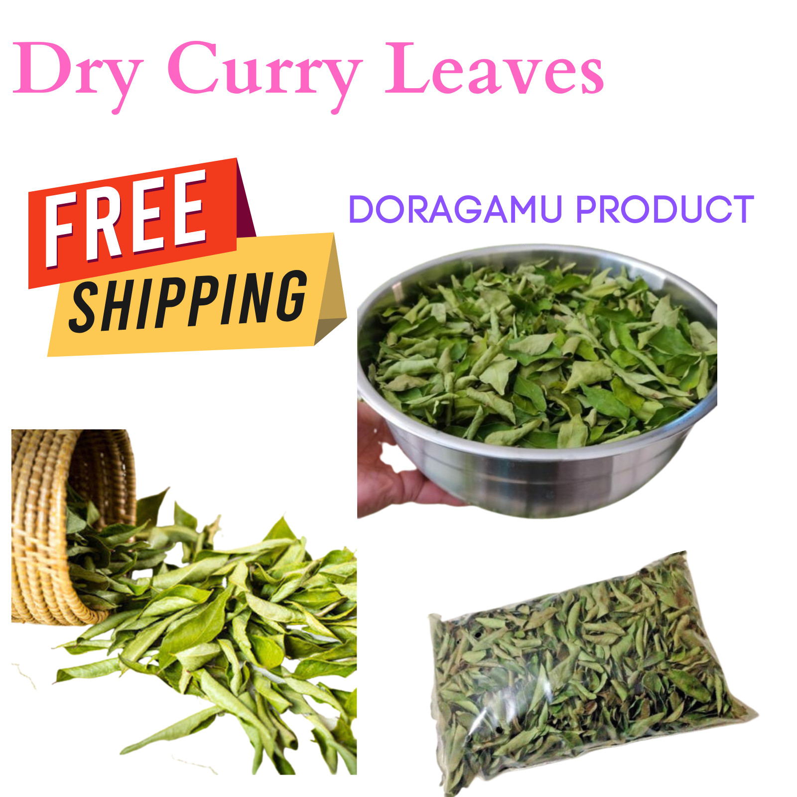 Dry Curry Leaves 100% Organic Fresh Dried Premium Quality Herbs Sri Lankan Spice