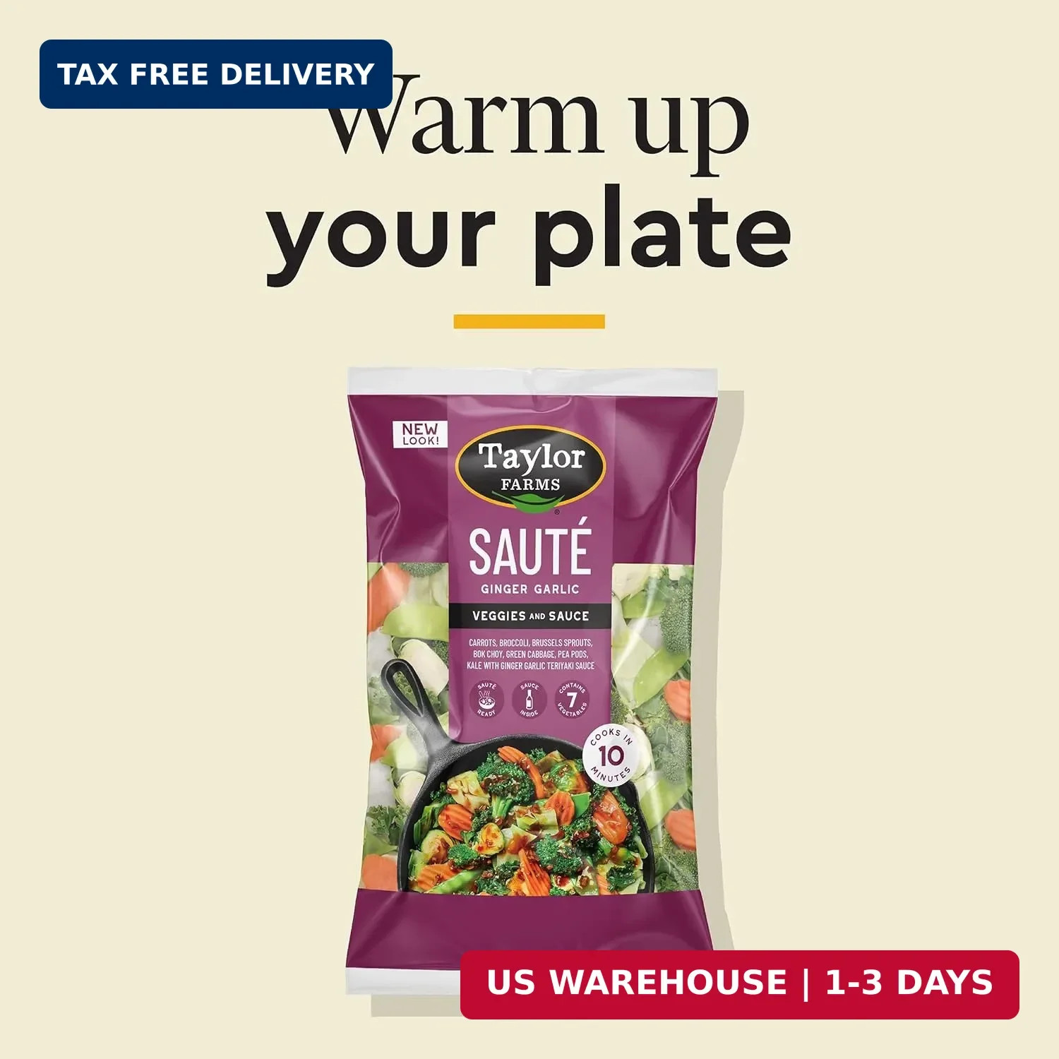 Taylor Farms Ginger Garlic Stir Fry Kit 14oz