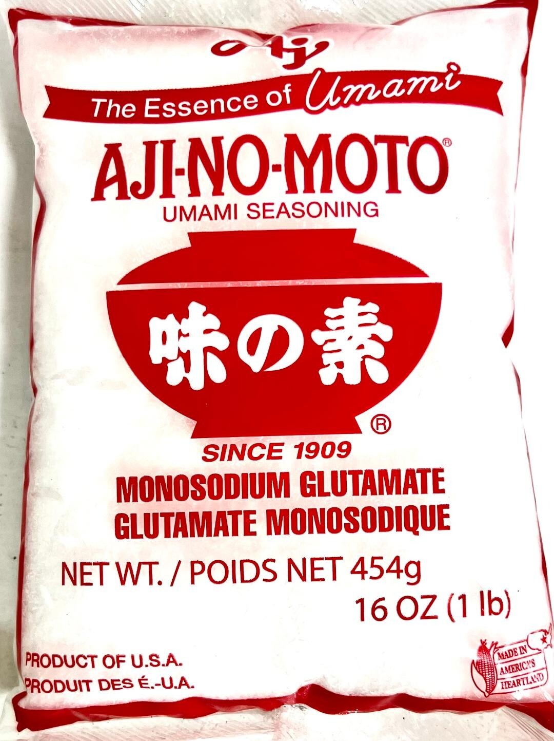 Ajinomoto Monosodium Glutamate Umami Seasoning 16oz ( Pack of 12 )