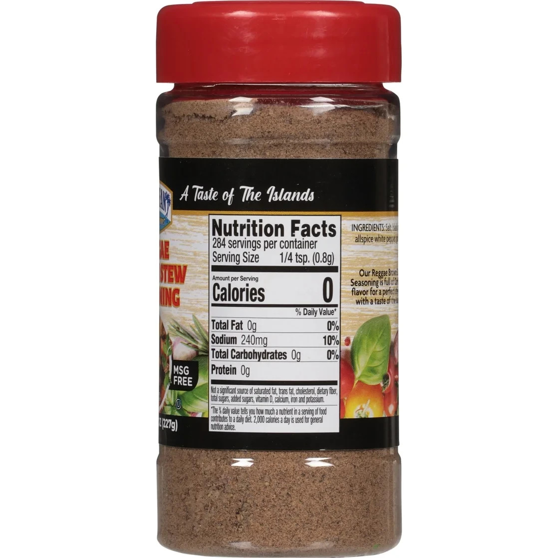 3 Pack Caribbean Rhythms Reggae Brown Stew Seasoning 8 oz Jamaican Spice Blend