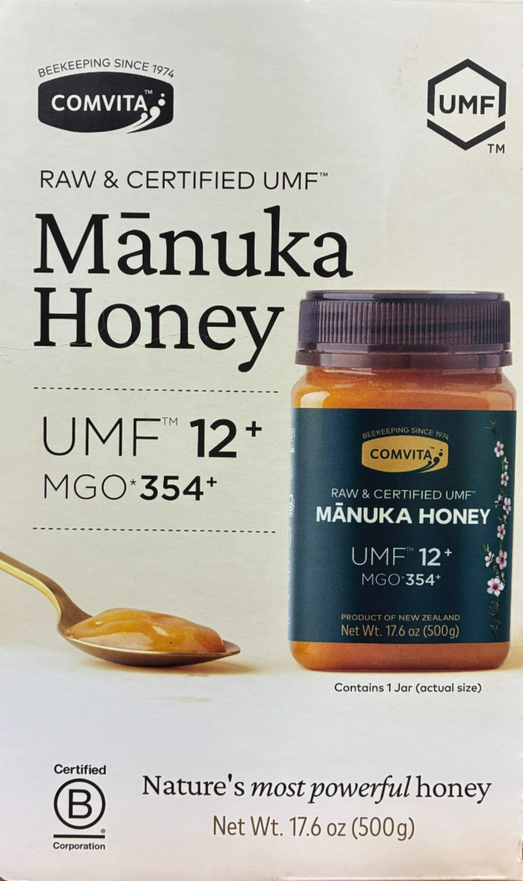 Comvita New Zealand Manuka Honey Certified UMF 12+ MGO 354+ 17.6oz Exp Oct. 2028
