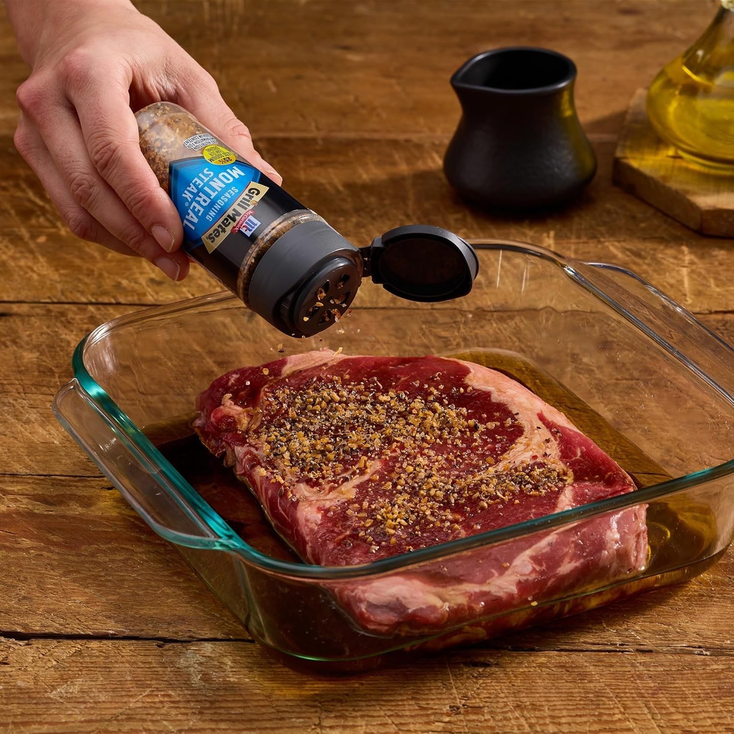 Reduced Salt Montreal Steak Seasoning 3.18 oz Perfect for Grilling