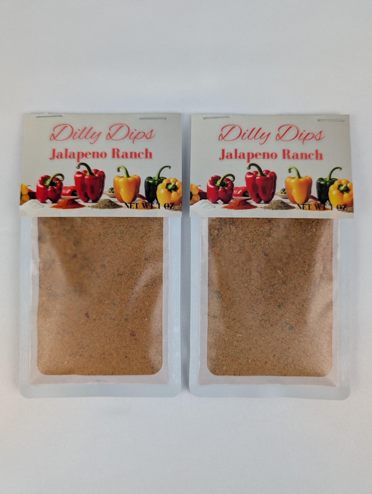 Dilly Dips – 5 Pack – Jalapeno Ranch – Gourmet Dip Mix – Dry Rub – Burger Spread