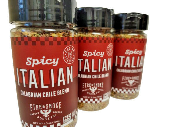 3X – Fire & Smoke Society Spicy ITALIAN Calabrian Chile Blend, 5.3oz, BB 3/27