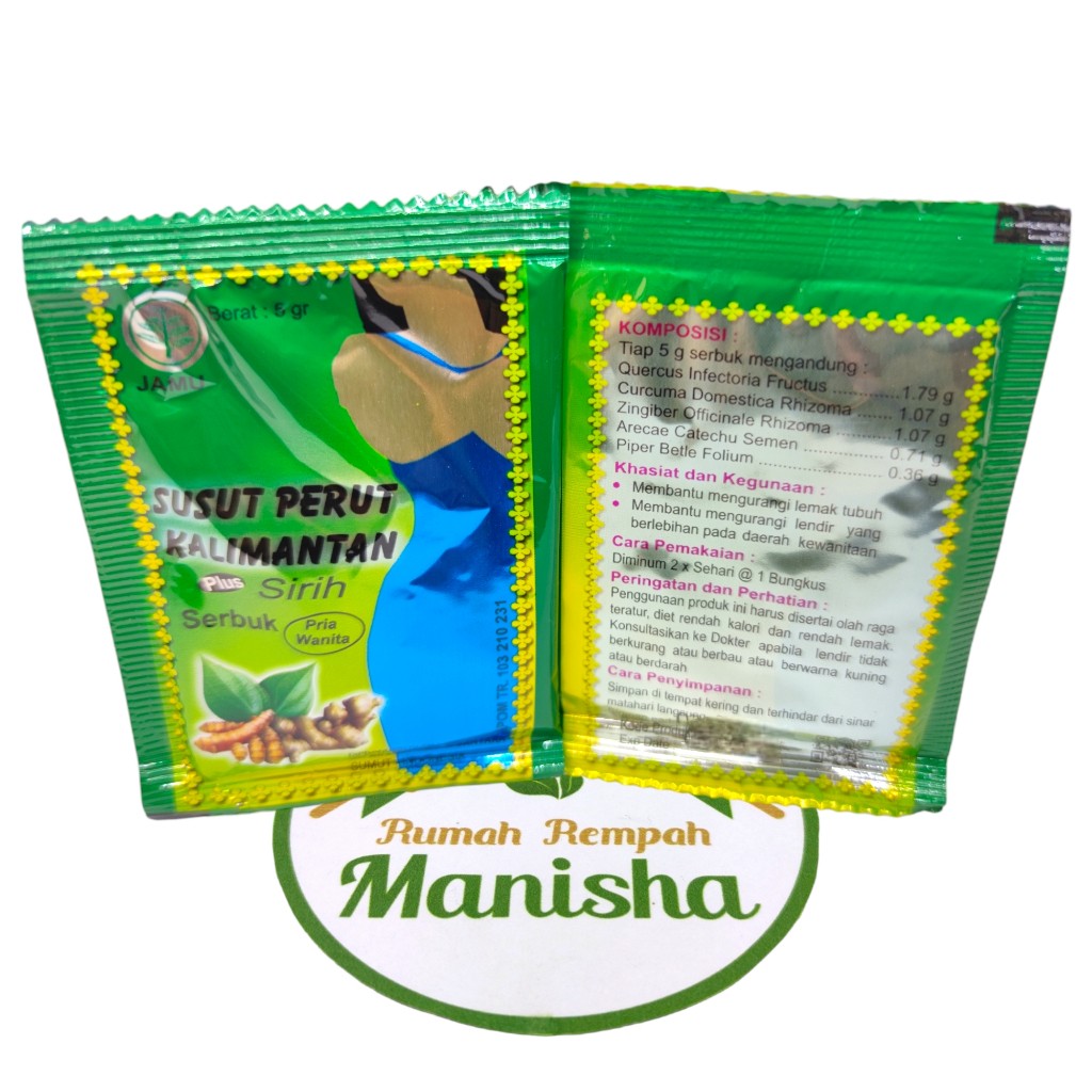 Kalimantan Herbal Powder with Betel Leaf 10 Sachets | Traditional Blend