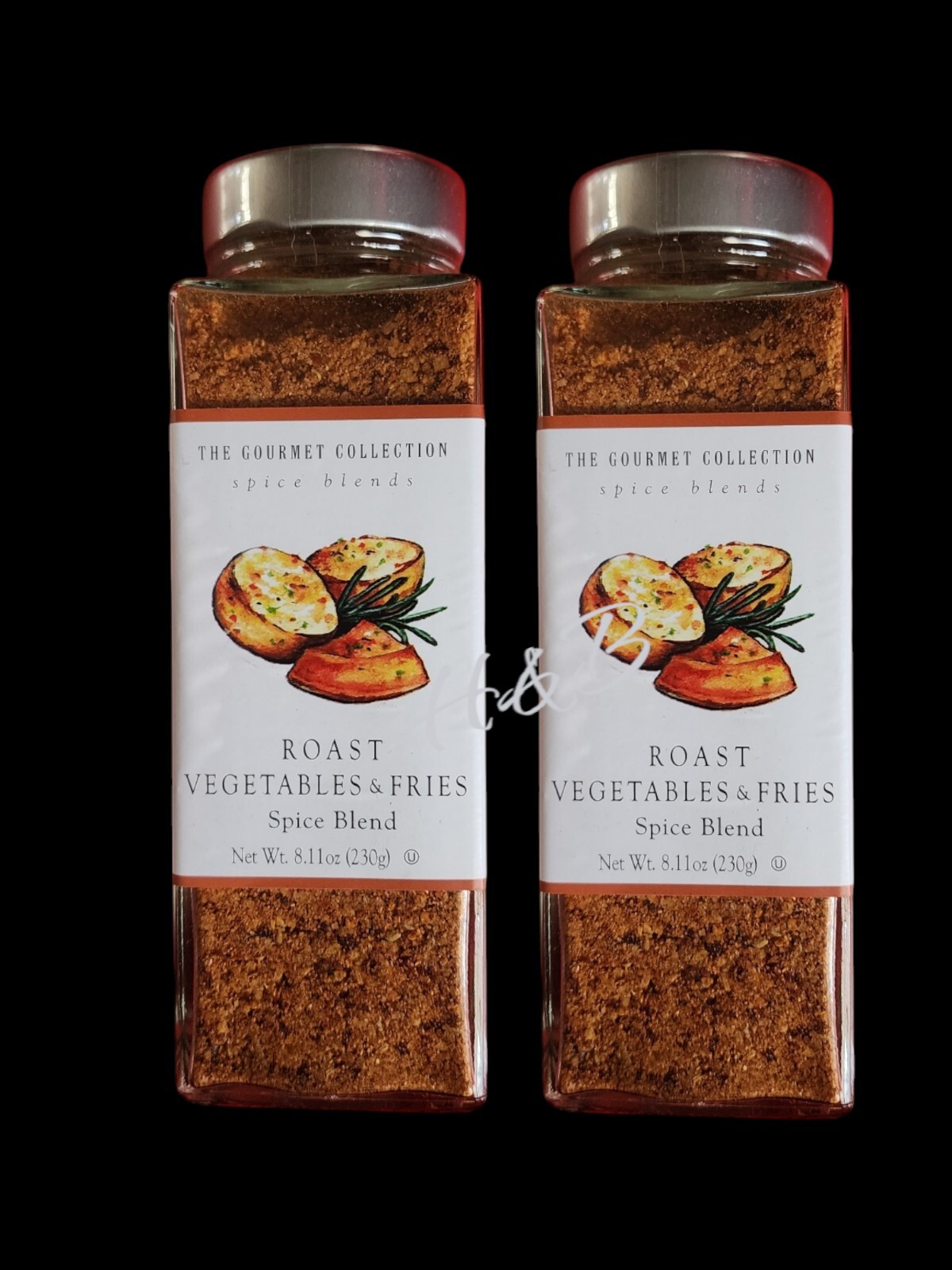 《NEW》2PK The Gourmet Collection Spice Blends Roast Vegetables&Fries, 8.11oz/Each