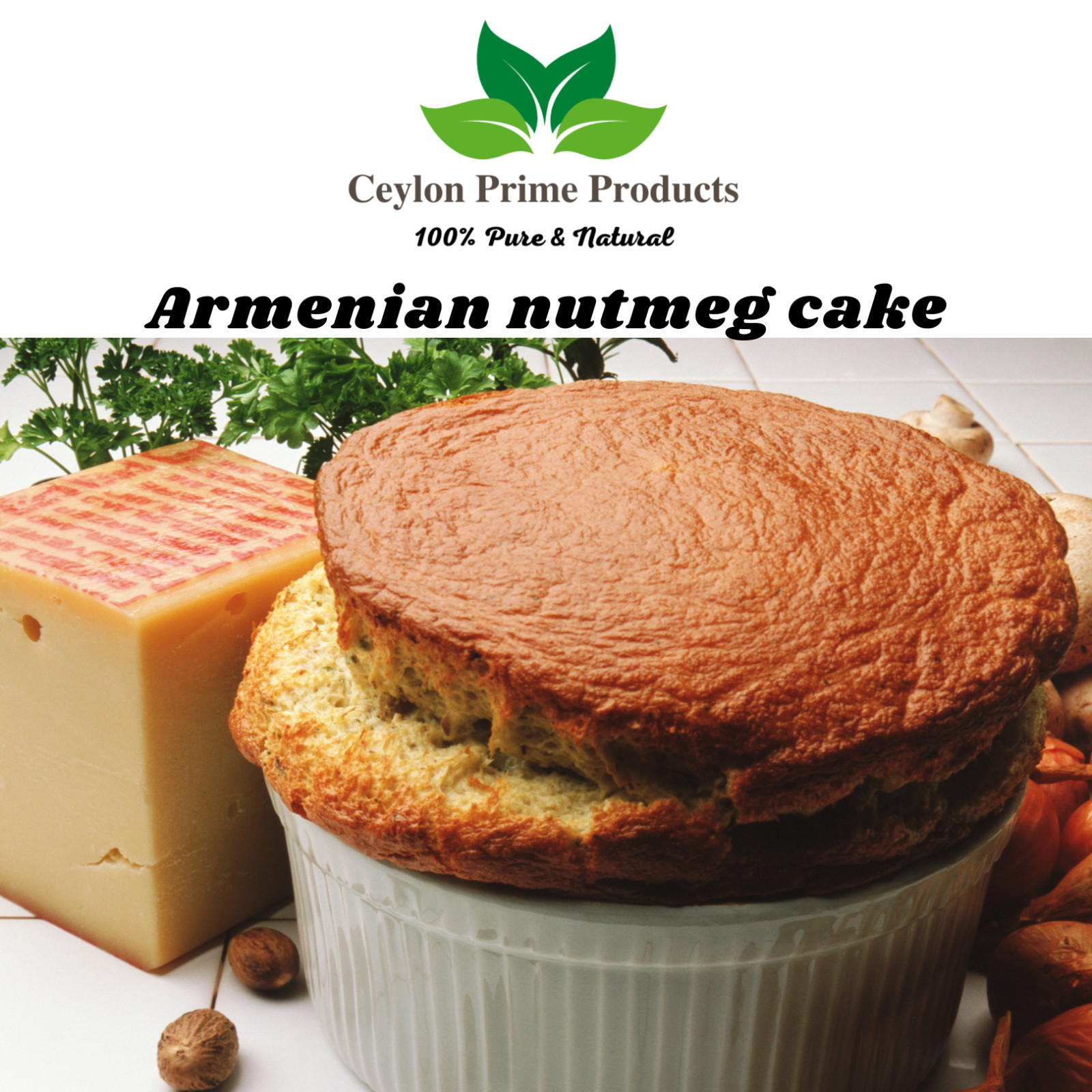 Nutmeg Whole by Ceylon Prime Products | 100% Pure & Natural Premium Nutmeg