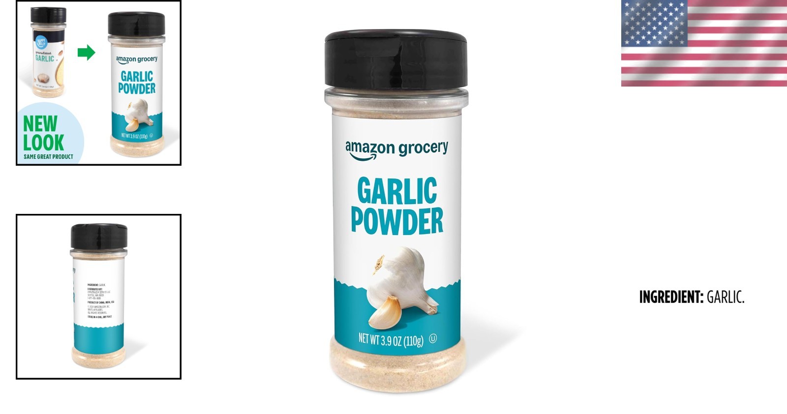 3.9 Oz Granulated Garlic Powder – Kosher Certified for Flavorful Meals