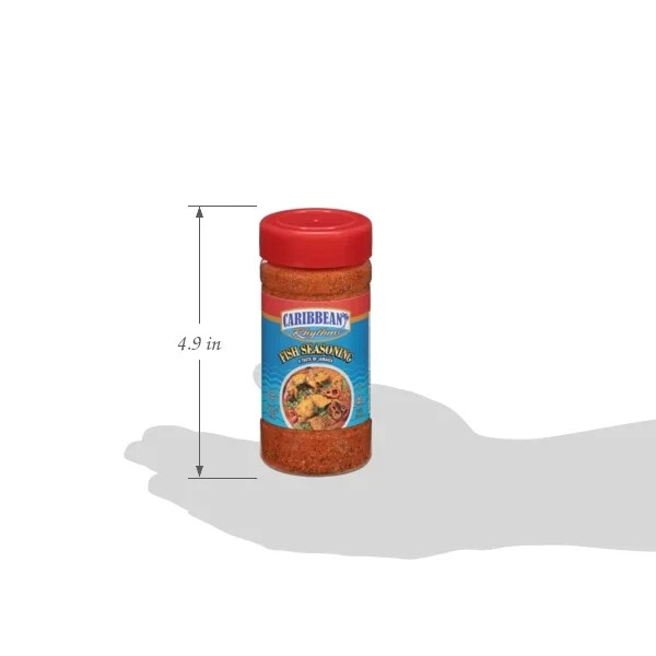 3-Pack Caribbean Rhythms Fish Seasoning, 4.5 oz Each – Caribbean Seafood Spice