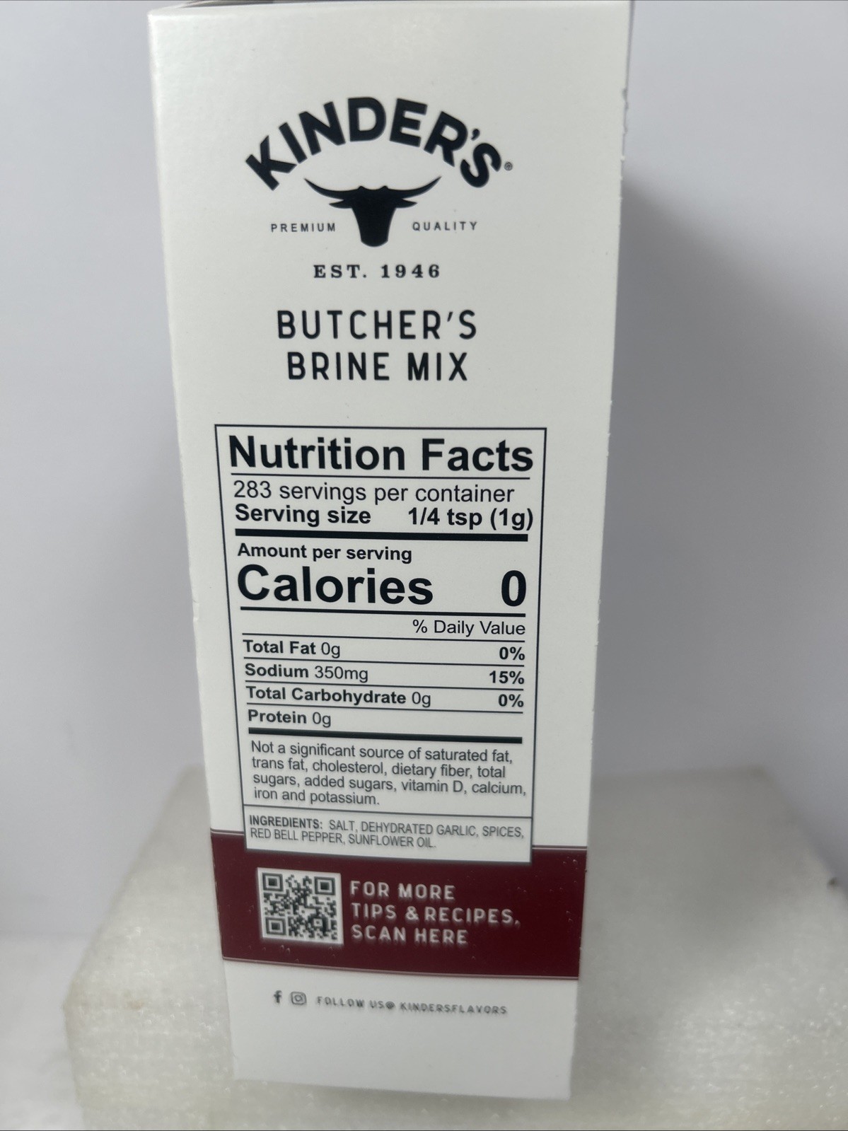 Kinder’s Butcher’s Organic Poultry Brine & Rub Kit with Brining Bag 11.25 oz 3