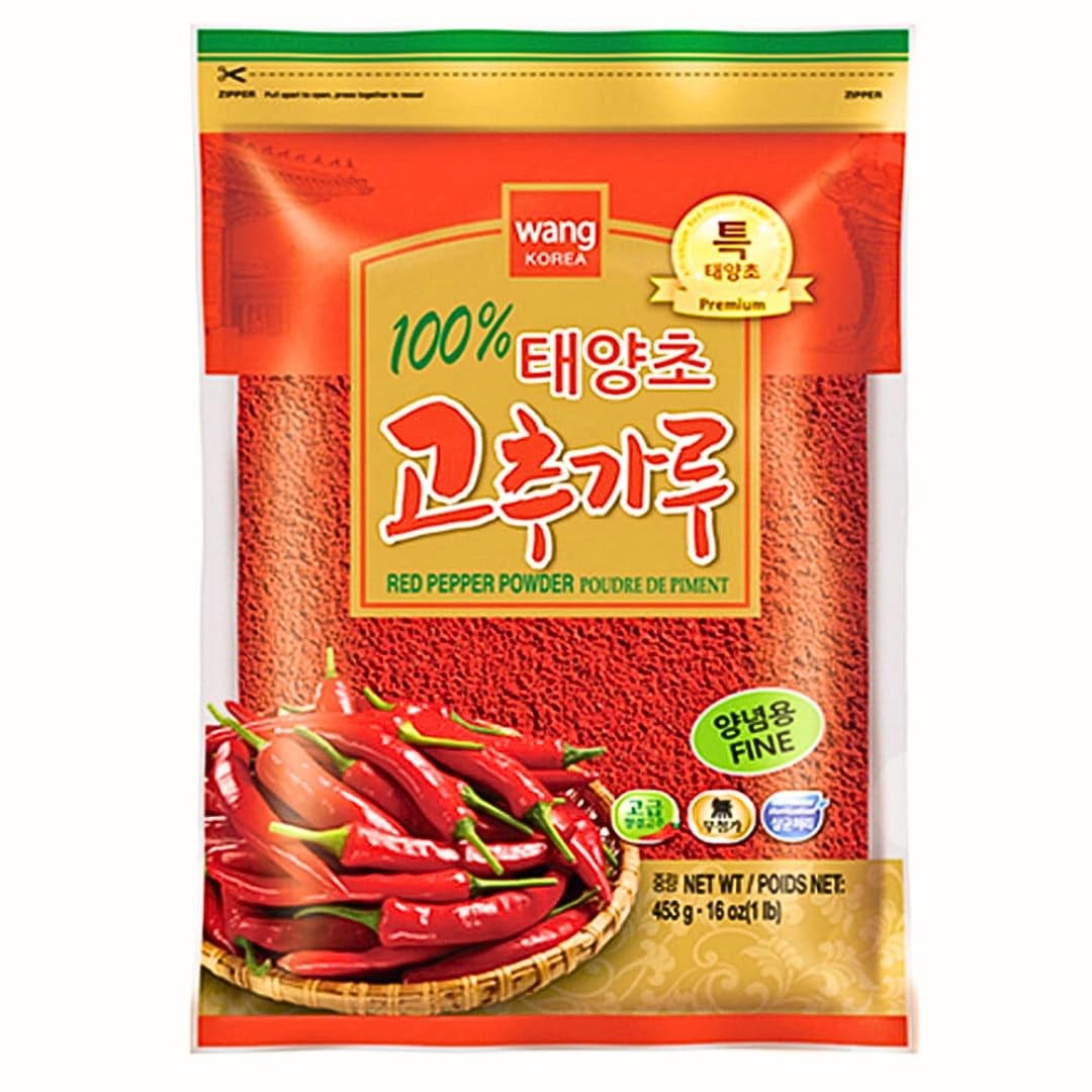Korean Red Pepper Fine Type Powder, 1.0 Pounds