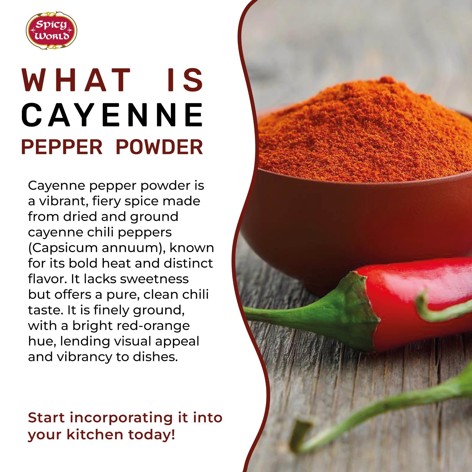 Bulk Cayenne Pepper Powder 5 LBS – Spicy Red Ground Pepper, 50,000 SHU, Gluten-F