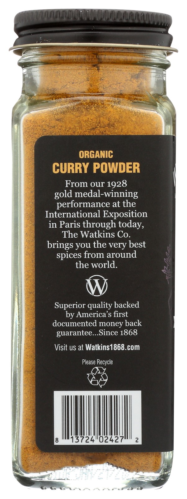 Watkins Organic Curry Powder 2.6 Oz 1 Pack