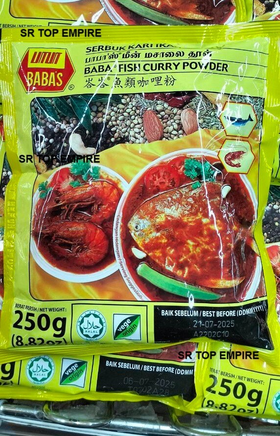 BABA’S FISH CURRY POWDER / SERBUK KARI IKAN 250G