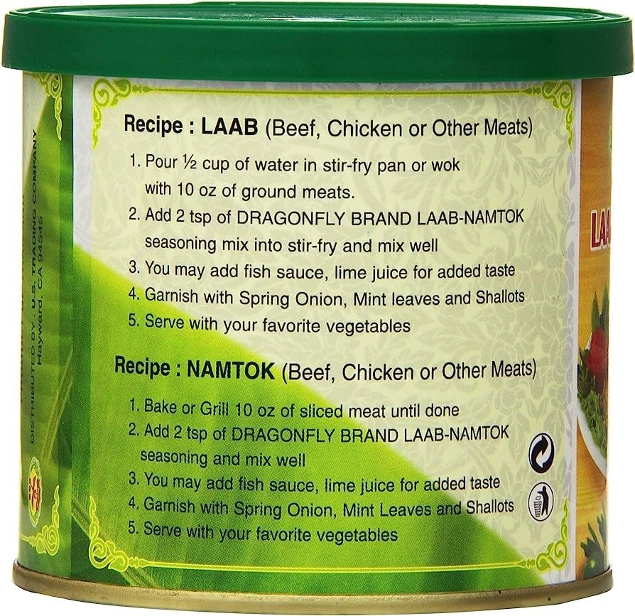 Laab Namtok Seasoning Mix, 8 Ounce