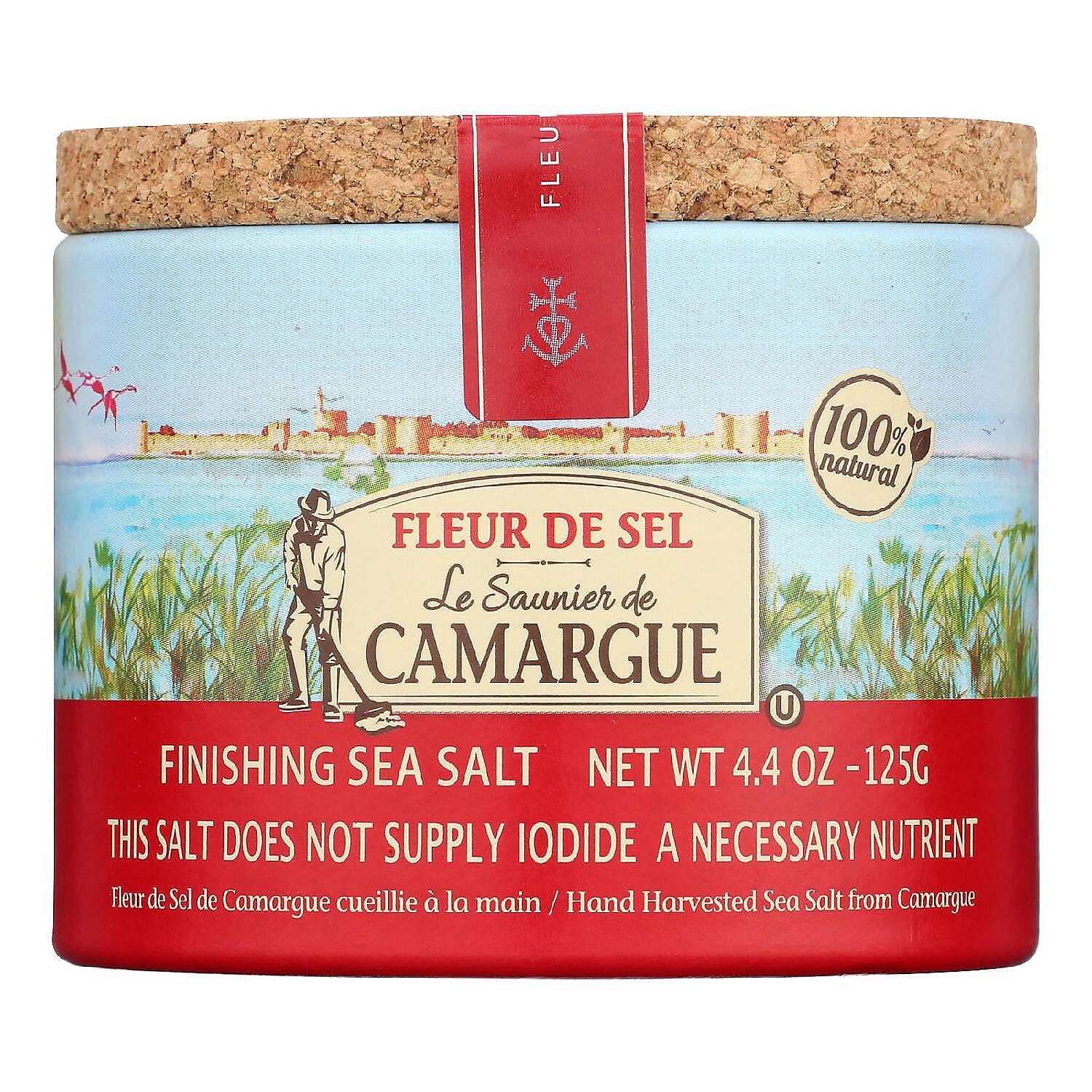 Le Saunier De Camargue Fleur De Sel Premium Sea Salt From France 4.4 OZ
