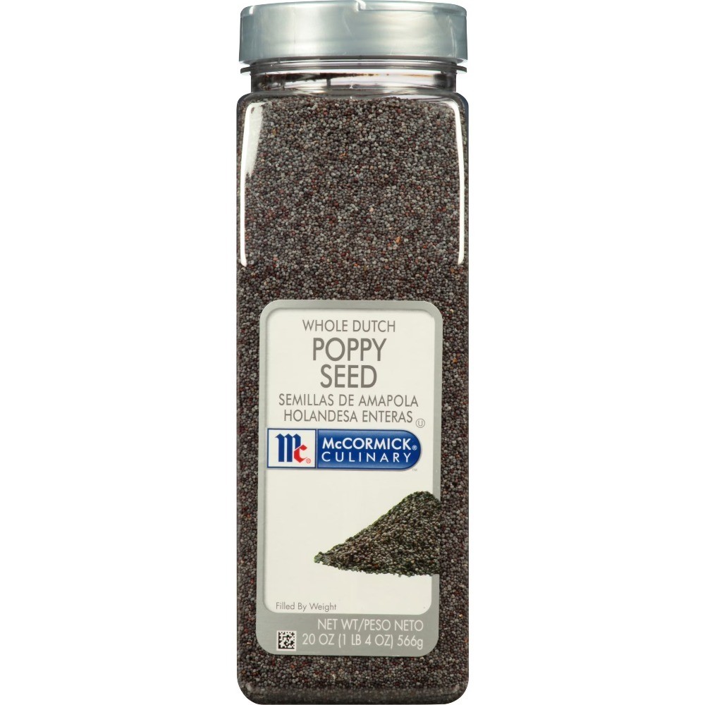 Kosher Whole Dutch Poppy Seeds 20 oz Bulk Culinary Baking Grade