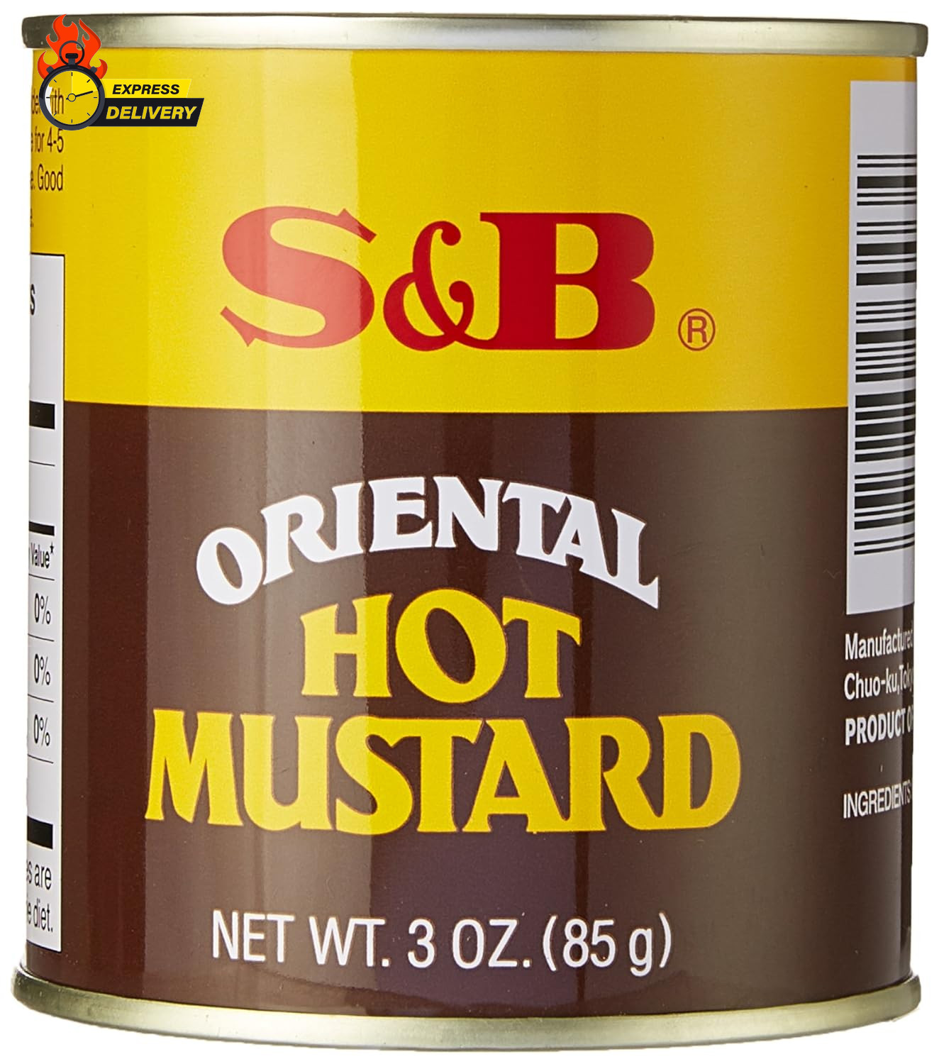 Oriental Hot Mustard Powder, 3-Ounce