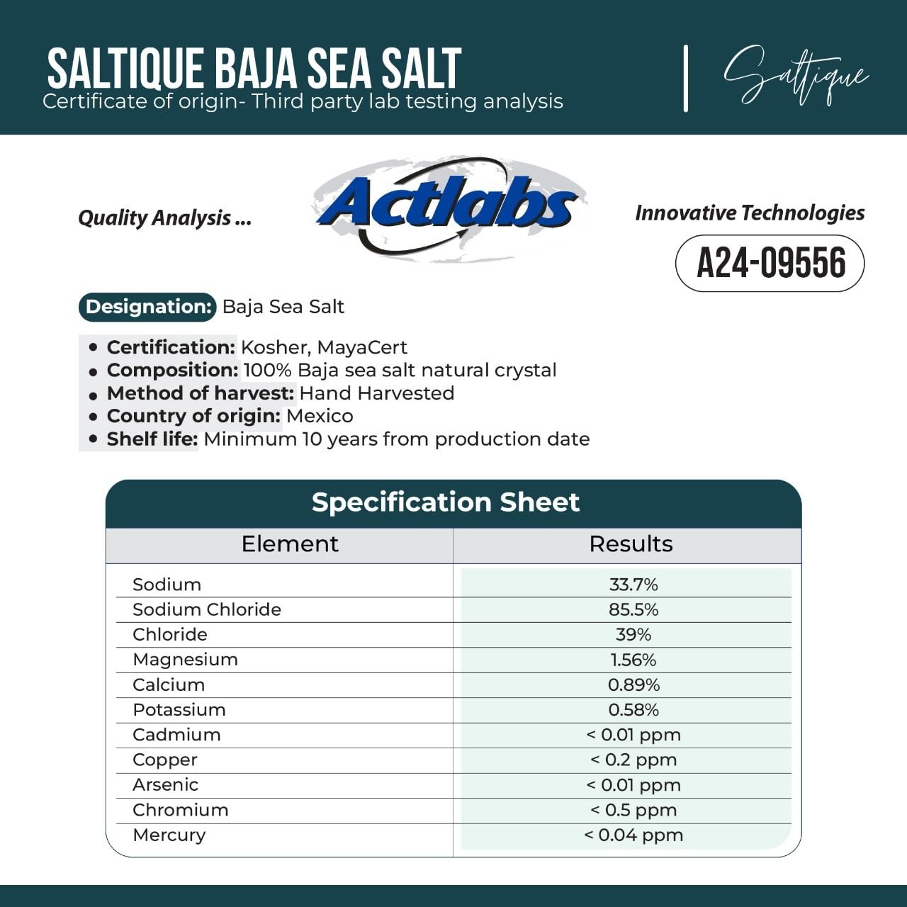 5lb Baja Sea Salt Fine Ground – Contains a Balance of 90 Minerals Helping You…