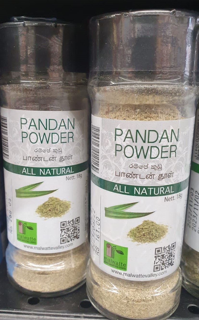Dried Pandan Leaf/Leaves Powder Organic All Natural Quality Ceylon Spice 18g New