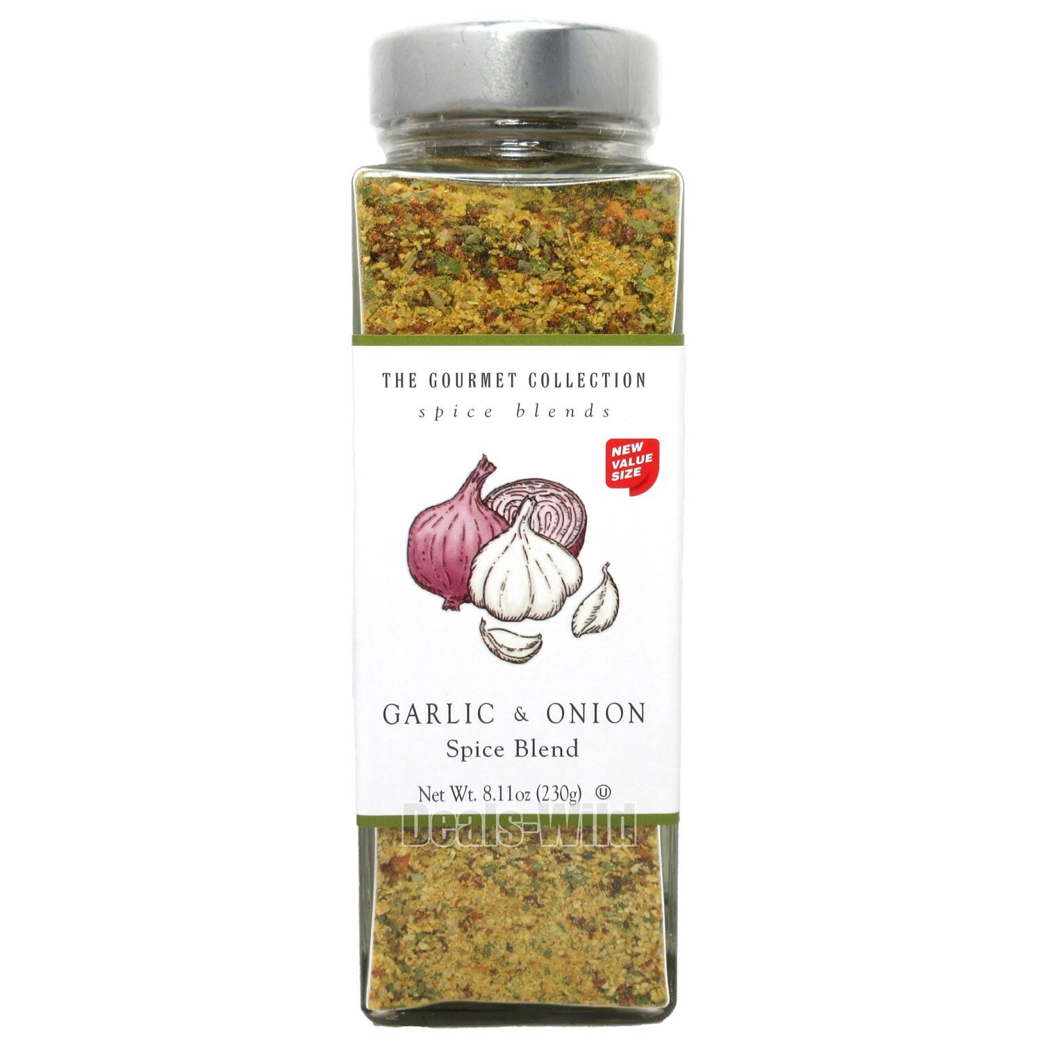 Garlic & Onion Seasoning Gourmet Collection Spice Blend Bigger Size