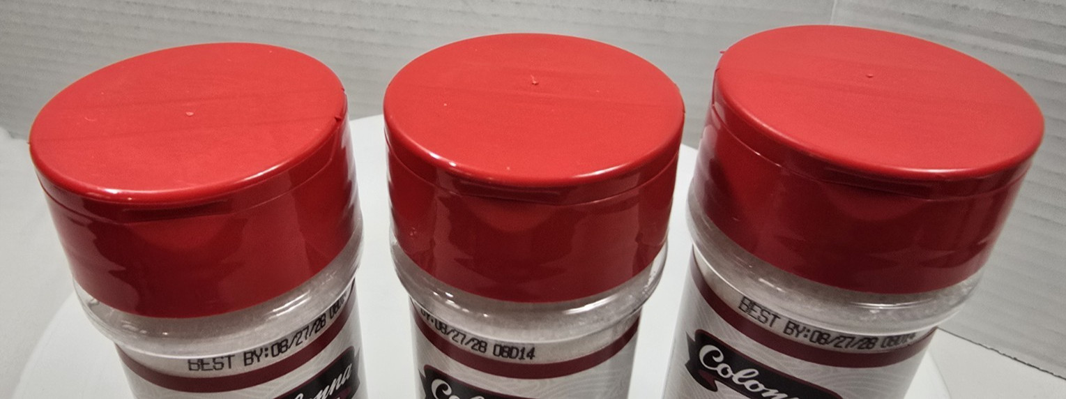 3x Colonna MSG Monosodium Glutamate 3.5 Oz Shaker Flavor Enhancer Seasoning 8/28