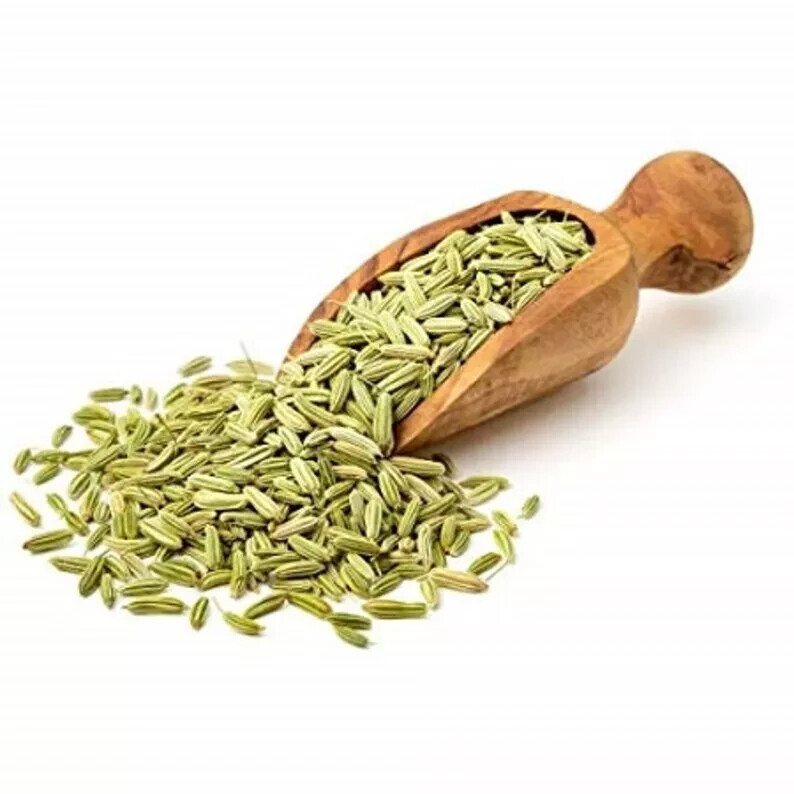 Raw Green Fennel Seeds Hari Sauf Mouth Freshener For Clean Sorted & Cooking Food