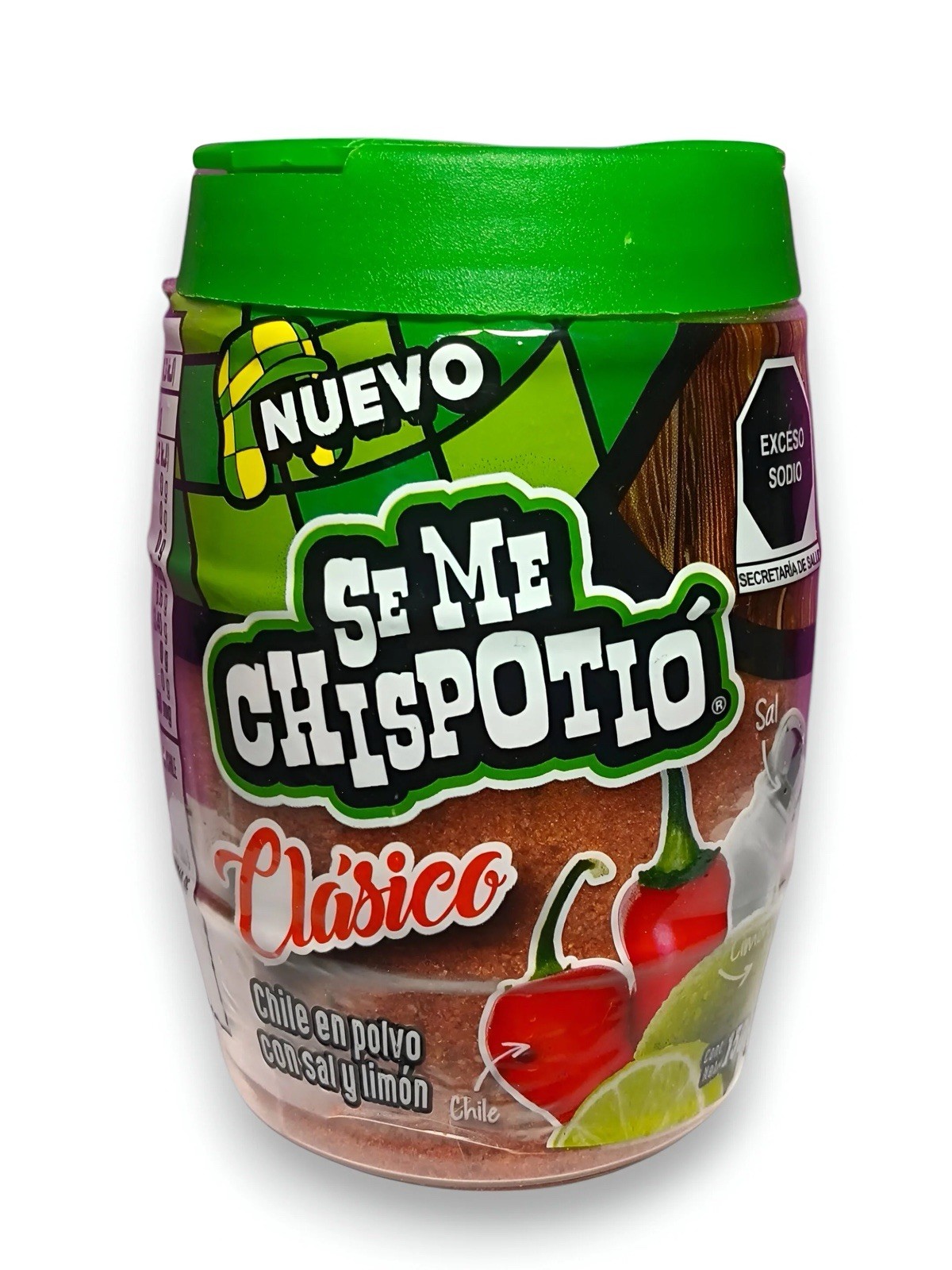 3X SE ME CHISPOTIO 🇲🇽 EL CHAVO Fruit Seasoning Chili Powder Salt & Lemon