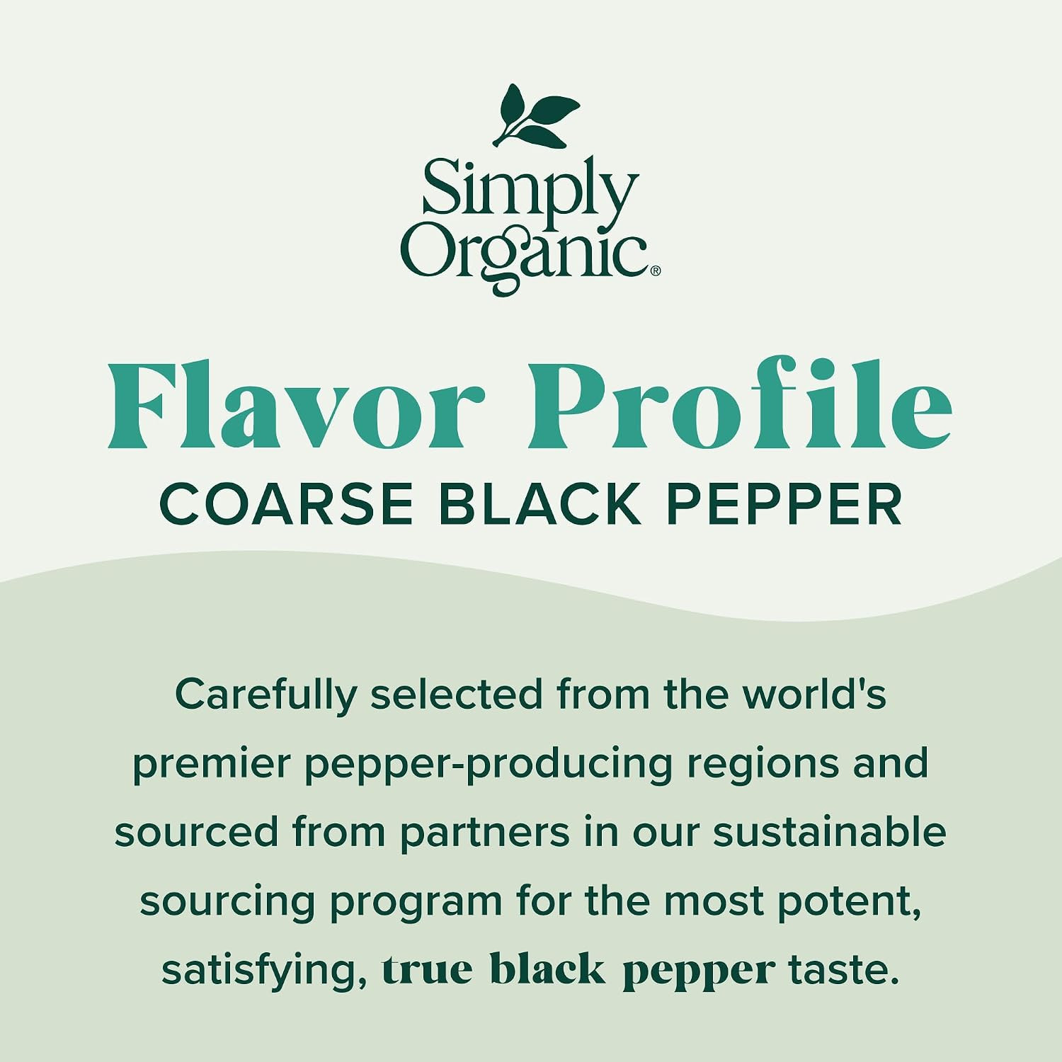, Pepper Black Coarse Grind Organic, 2.47 Ounce