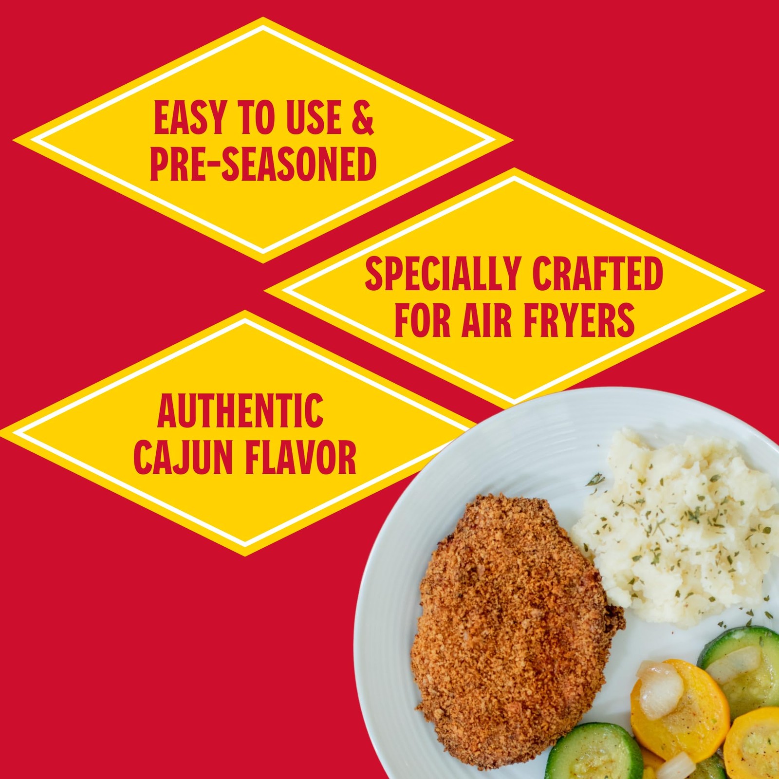 Air Fry Pork Coating Mix 5 Oz, Pack of 6 – Perfect for Crispy Pork Dishes