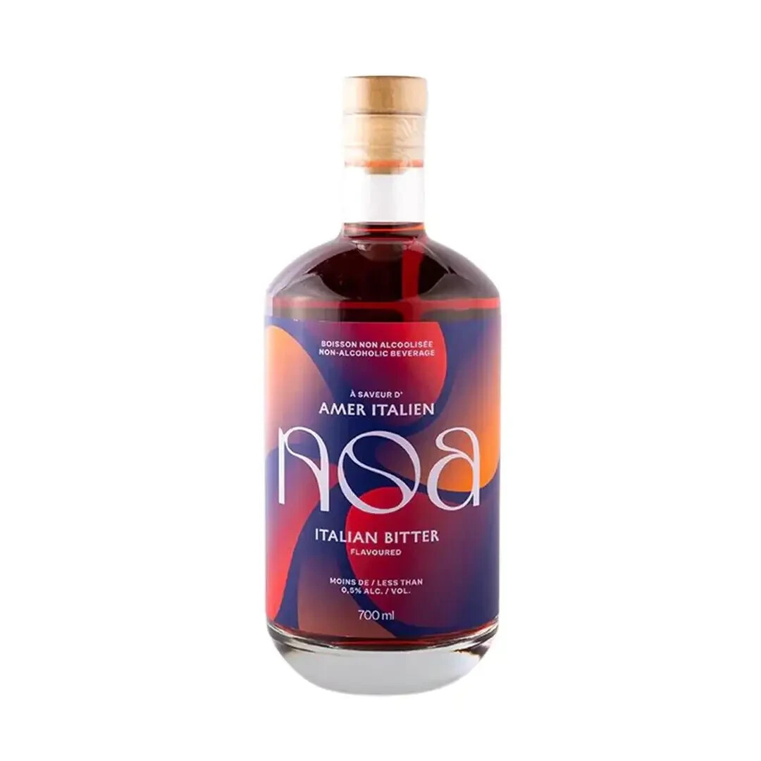 NOA Non-Alcoholic Italian Bitter! Bitters Aperitif Apertivo Alcohol Free Liqueu